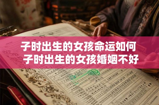子时出生的女孩命运如何  子时出生的女孩婚姻不好
