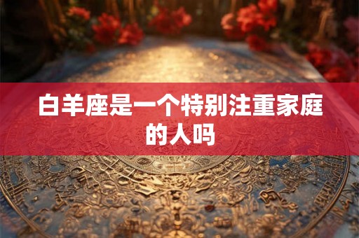 白羊座是一个特别注重家庭的人吗