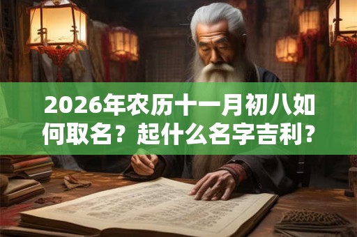 2026年农历十一月初八如何取名？起什么名字吉利？