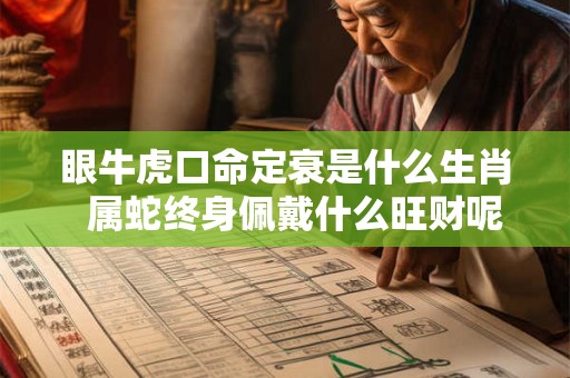 眼牛虎口命定衰是什么生肖  属蛇终身佩戴什么旺财呢