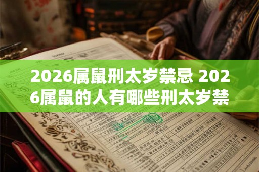 2026属鼠刑太岁禁忌 2026属鼠的人有哪些刑太岁禁忌 2026属鼠刑太岁禁忌 2026属鼠的人有哪些刑太岁禁忌