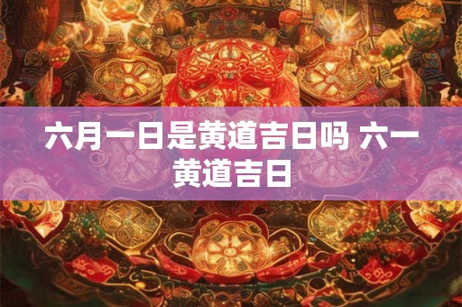 六月一日是黄道吉日吗 六一黄道吉日