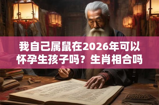 我自己属鼠在2026年可以怀孕生孩子吗？生肖相合吗？