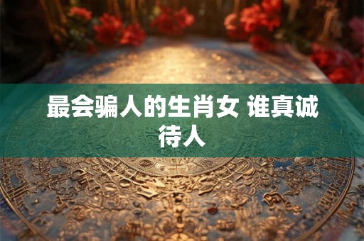 最会骗人的生肖女 谁真诚待人