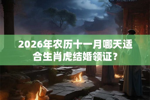 2026年农历十一月哪天适合生肖虎结婚领证？