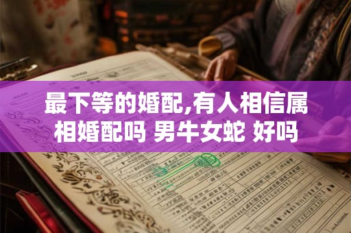 最下等的婚配,有人相信属相婚配吗 男牛女蛇 好吗