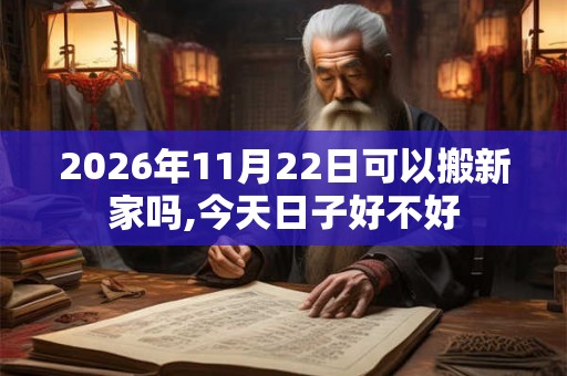 2026年11月22日可以搬新家吗,今天日子好不好