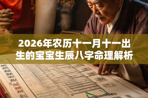 2026年农历十一月十一出生的宝宝生辰八字命理解析