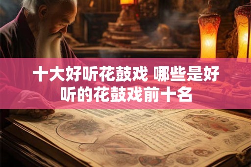 十大好听花鼓戏 哪些是好听的花鼓戏前十名