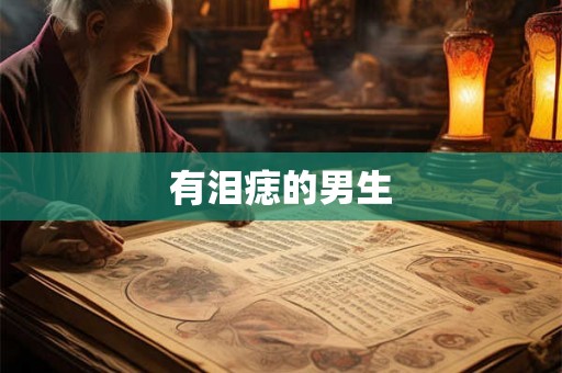 有泪痣的男生