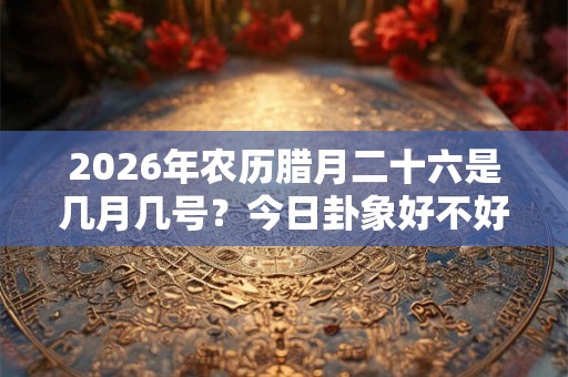 2026年农历腊月二十六是几月几号？今日卦象好不好？