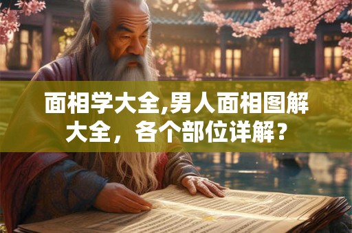 面相学大全,男人面相图解大全，各个部位详解？