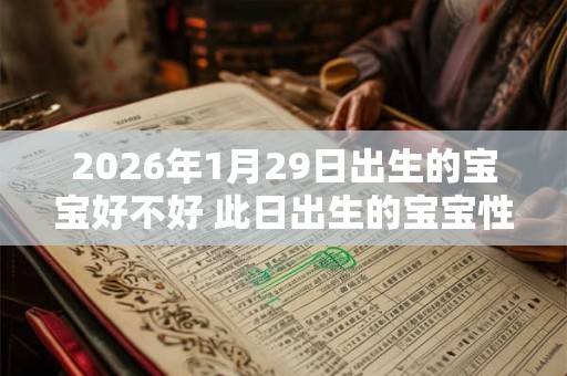 2026年1月29日出生的宝宝好不好 此日出生的宝宝性格