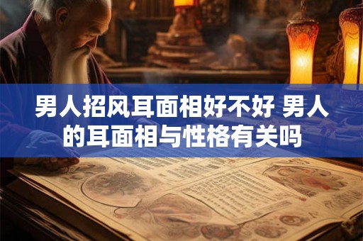 男人招风耳面相好不好 男人的耳面相与性格有关吗