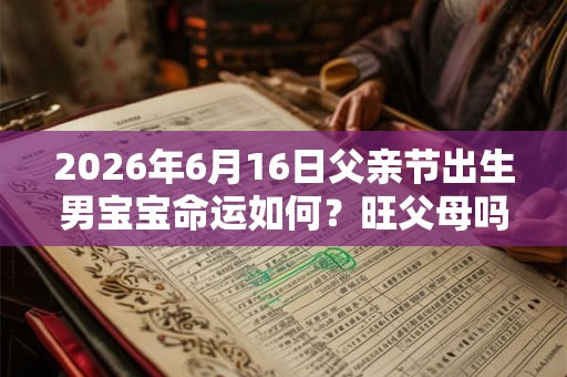2026年6月16日父亲节出生男宝宝命运如何？旺父母吗？
