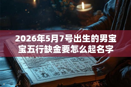 2026年5月7号出生的男宝宝五行缺金要怎么起名字