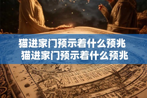 猫进家门预示着什么预兆 猫进家门预示着什么预兆 猫进家门预示着什么预兆 猫进家门预示着什么预兆