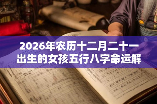 2026年农历十二月二十一出生的女孩五行八字命运解析