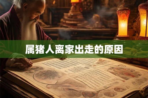 属猪人离家出走的原因 属猪人离家出走的原因