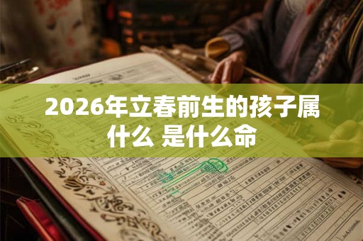 2026年立春前生的孩子属什么 是什么命