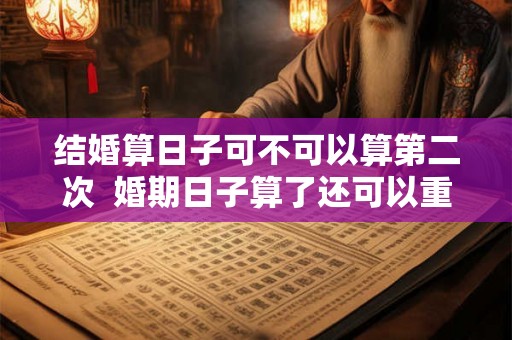 结婚算日子可不可以算第二次  婚期日子算了还可以重新算吗