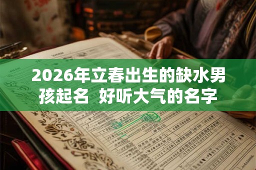 2026年立春出生的缺水男孩起名  好听大气的名字