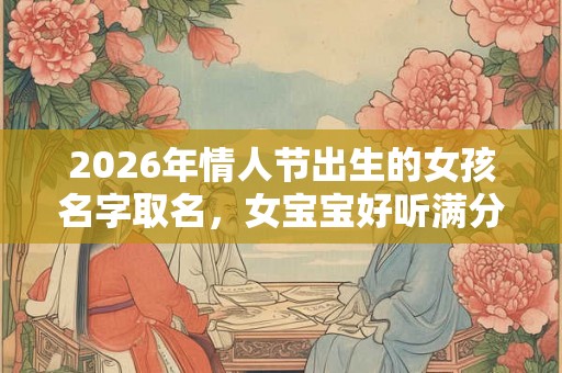 2026年情人节出生的女孩名字取名，女宝宝好听满分起名大全