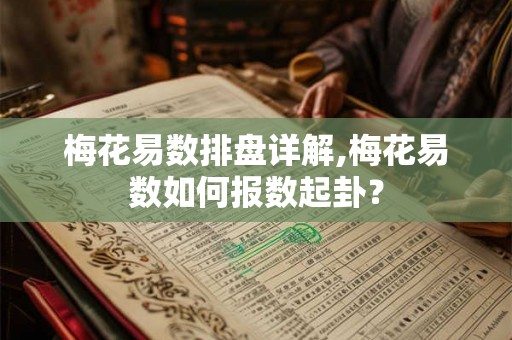 梅花易数排盘详解,梅花易数如何报数起卦？