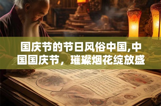 国庆节的节日风俗中国,中国国庆节，璀璨烟花绽放盛世荣光