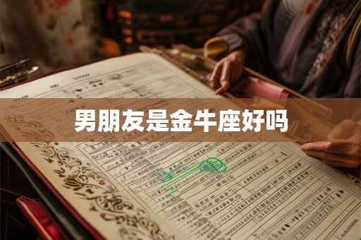 男朋友是金牛座好吗