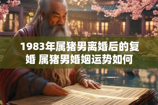 1983年属猪男离婚后的复婚 属猪男婚姻运势如何