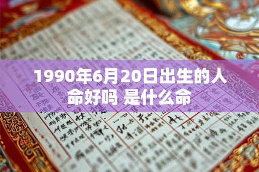 1990年6月20日出生的人命好吗 是什么命