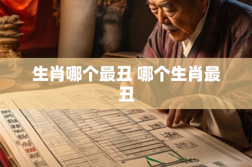 生肖哪个最丑 哪个生肖最丑 生肖哪个最丑 哪个生肖最丑
