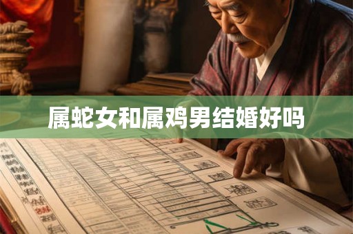 属蛇女和属鸡男结婚好吗