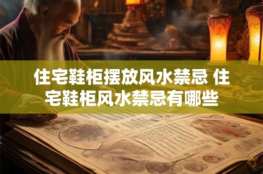 住宅鞋柜摆放风水禁忌 住宅鞋柜风水禁忌有哪些 住宅鞋柜摆放风水禁忌 住宅鞋柜风水禁忌有哪些