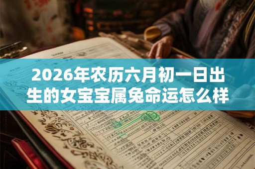 2026年农历六月初一日出生的女宝宝属兔命运怎么样