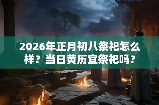 2026年正月初八祭祀怎么样？当日黄历宜祭祀吗？