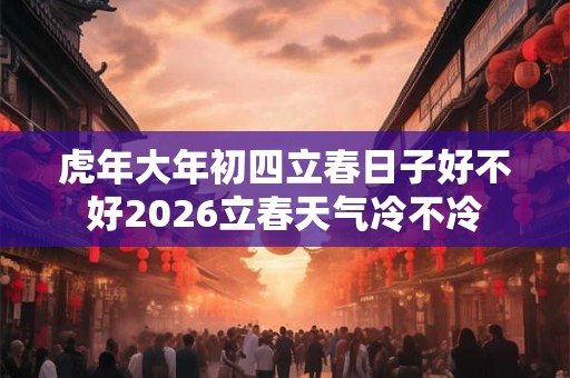 虎年大年初四立春日子好不好2026立春天气冷不冷