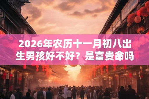 2026年农历十一月初八出生男孩好不好？是富贵命吗？
