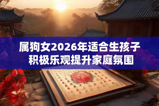 属狗女2026年适合生孩子 积极乐观提升家庭氛围