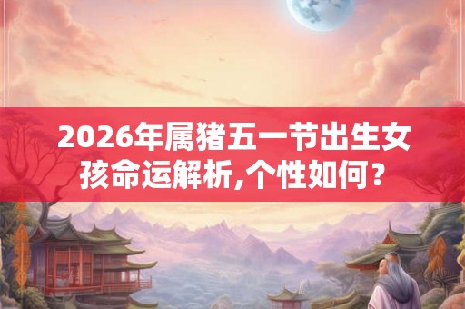 2026年属猪五一节出生女孩命运解析,个性如何？