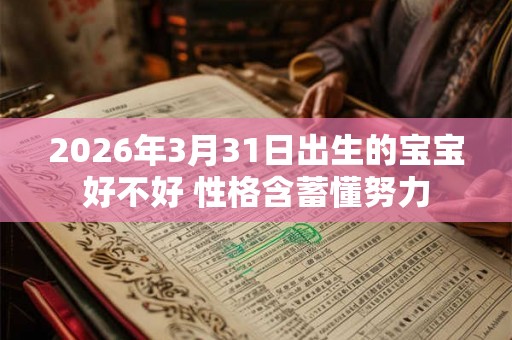 2026年3月31日出生的宝宝好不好 性格含蓄懂努力 2026年3月31日出生的宝宝好不好 性格含蓄懂努力