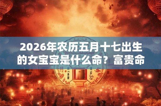 2026年农历五月十七出生的女宝宝是什么命？富贵命吗？