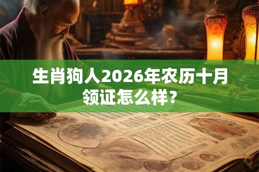 生肖狗人2026年农历十月领证怎么样？