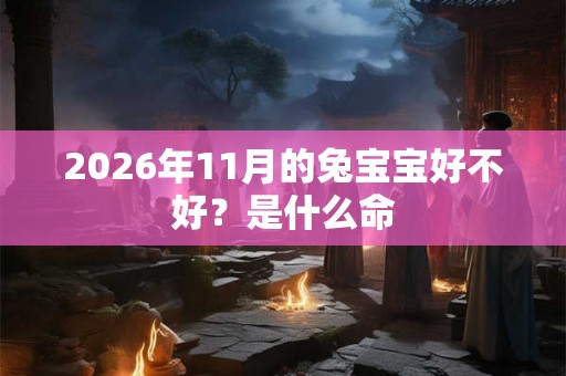 2026年11月的兔宝宝好不好？是什么命