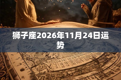 狮子座2026年11月24日运势 狮子座2026年11月24日运势