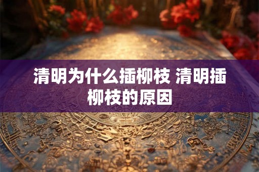 清明为什么插柳枝 清明插柳枝的原因