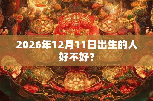 2026年12月11日出生的人好不好？