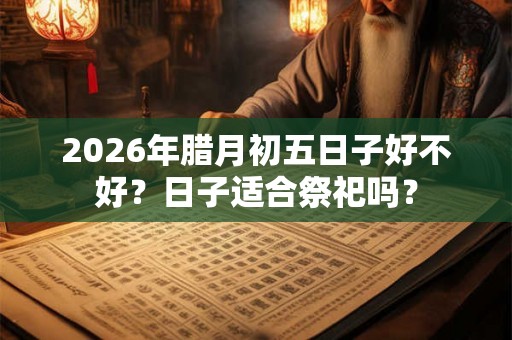 2026年腊月初五日子好不好？日子适合祭祀吗？