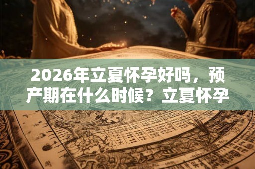 2026年立夏怀孕好吗，预产期在什么时候？立夏怀孕要注意什么？